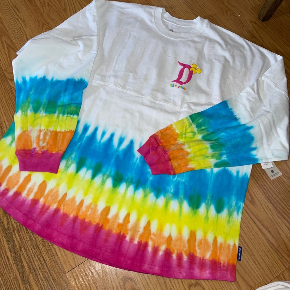 Disney spirit jersey tie dip